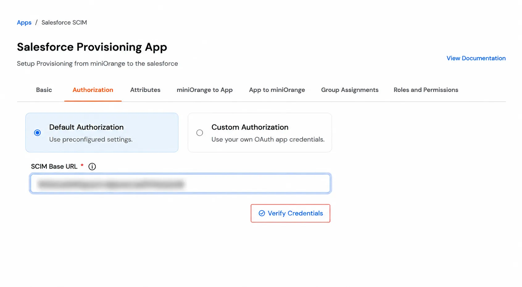 Salesforce Workspace provisioning password