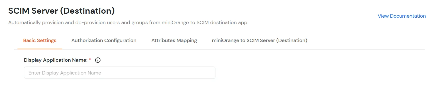 miniOrange Identity Platform Platform Admin Handbook: Add Display Application Name