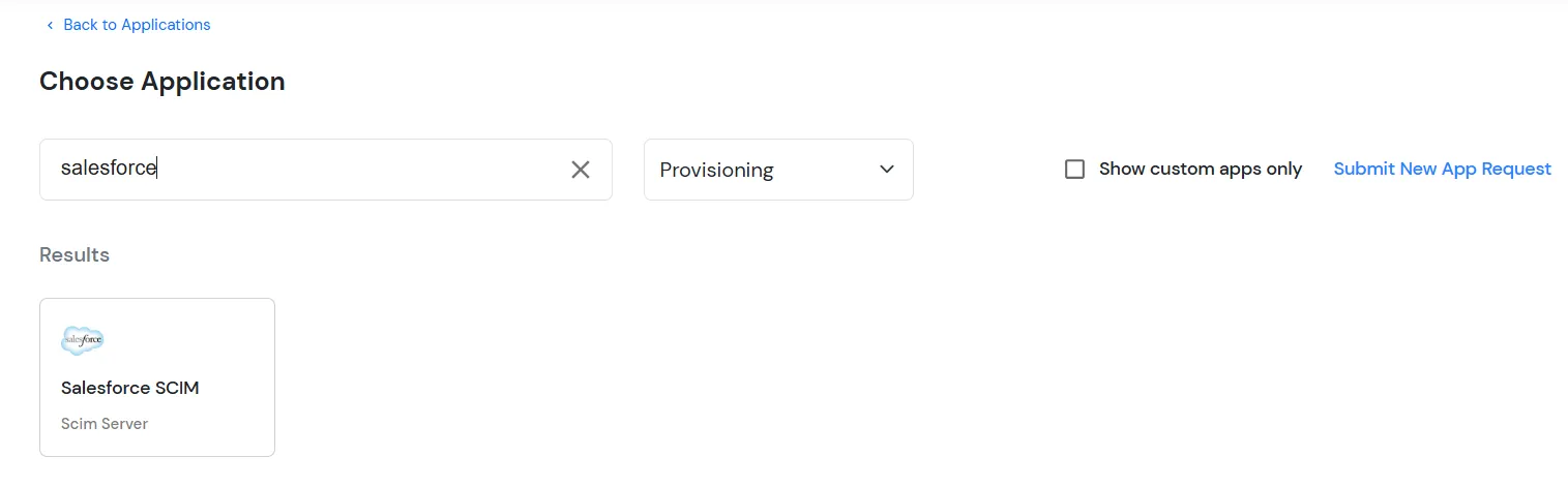 Select Salesforce