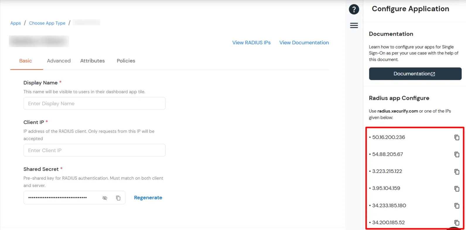 2FA/MFA for Palo Alto Networks : Radius server IPs