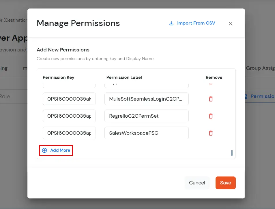 miniOrange Identity Platform Admin Handbook: Add Permissions Manually