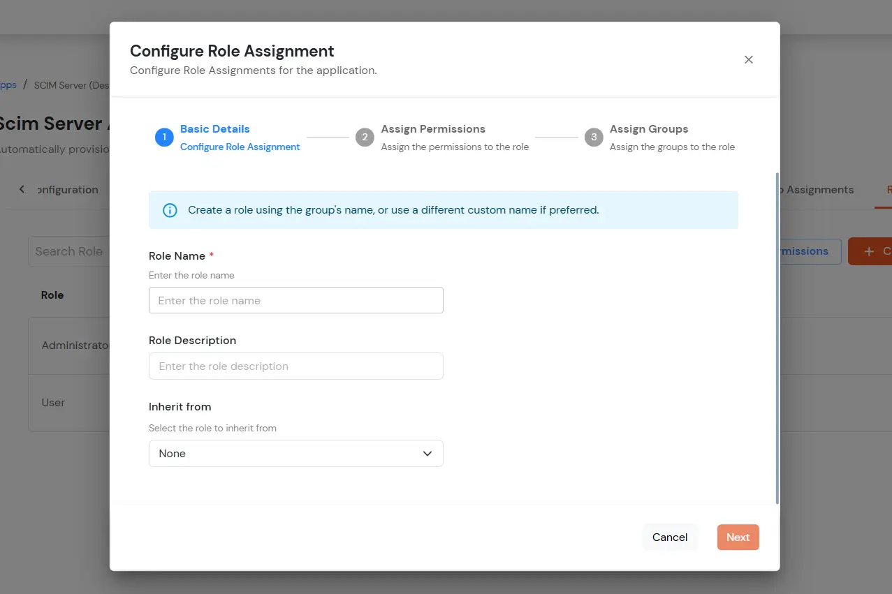 miniOrange Identity Platform Admin Handbook: Basic Details - Basic Details Role