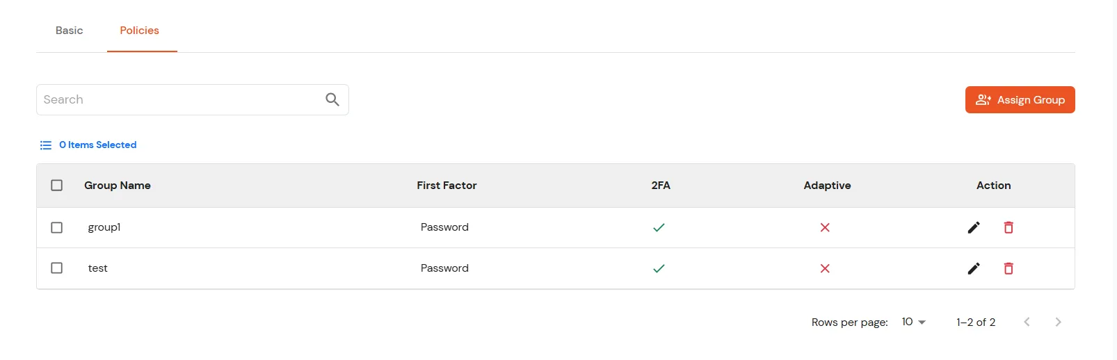 Add RDWeb Policy Details 2FA/MFA