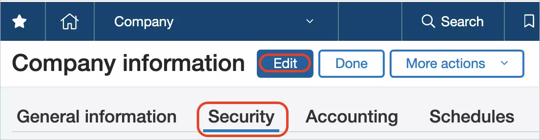 Sage Intacct Single Sign-On (sso): Edit application