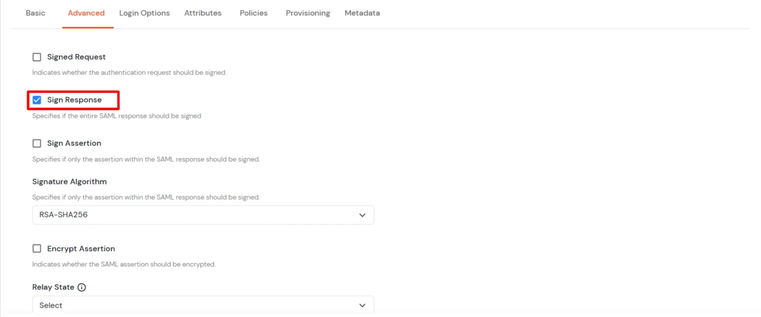 Salesforce SSO (Single Sign-On) advanced settings