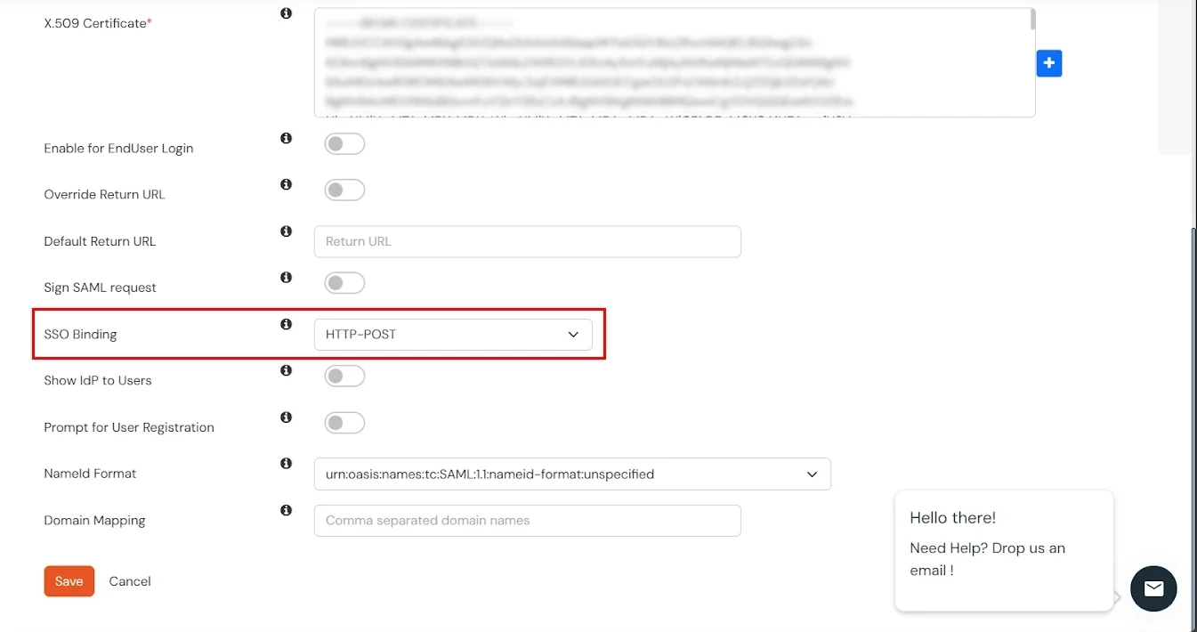 Login using Salesforce as IdP : SSO binding option