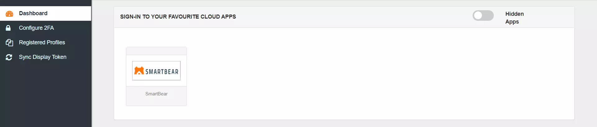 SmartBear Single Sign-On (SSO) manage apps