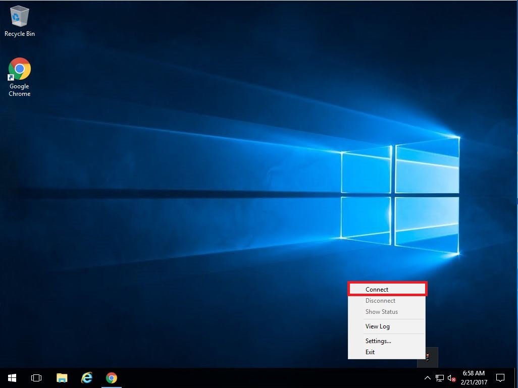 Click Connect VPN to check Cisco FirePower Two-Factor Authentication (2FA/MFA) setup