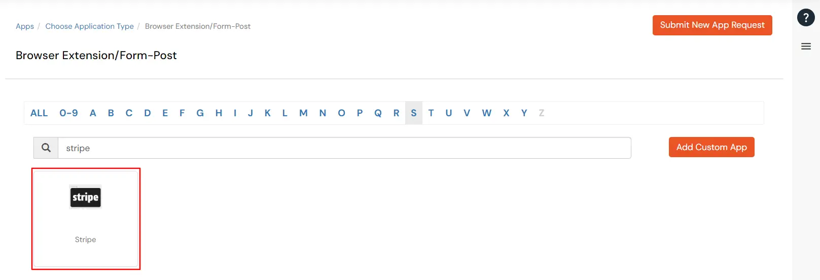 Stripe Single Sign-On (SSO) Browser Add On