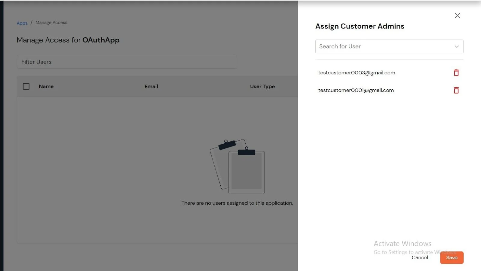 miniOrange Identity Platform Partner Portal Handbook: Assign Customer Admins