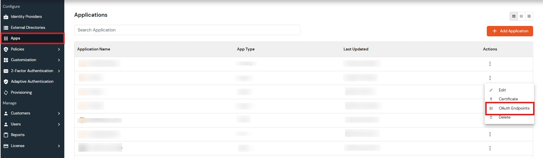 miniOrange Identity Platform Partner Portal Handbook: OAuth Endpoints