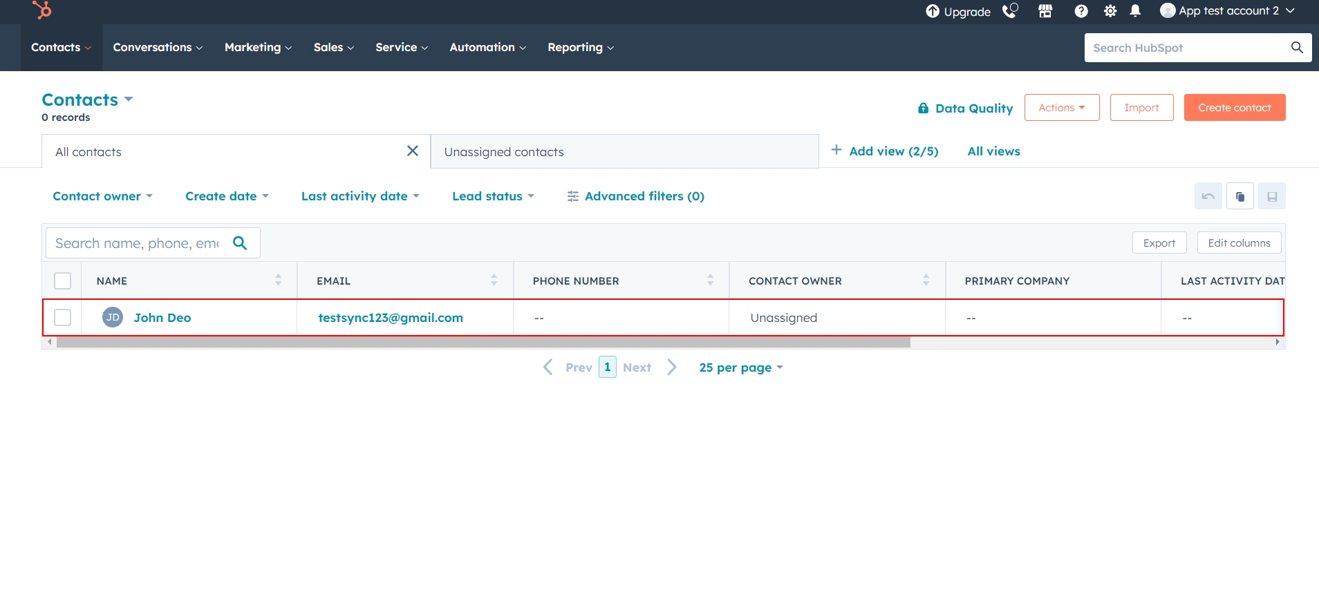 HubSpot Shopify Integration