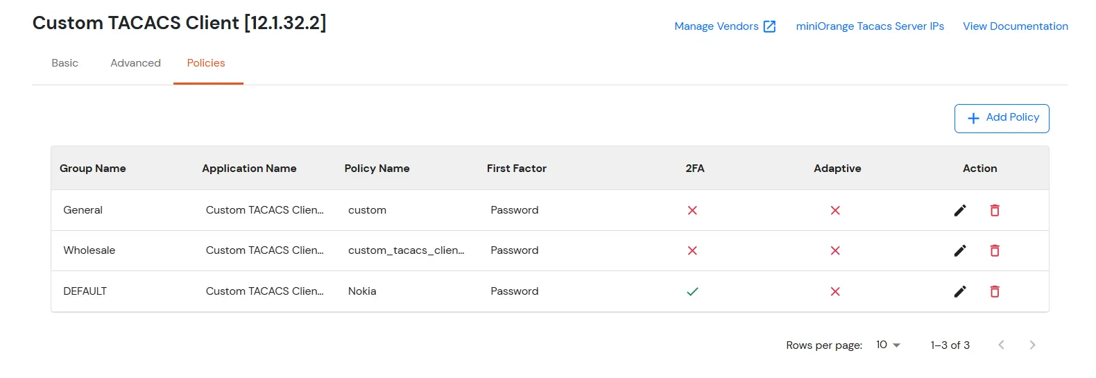 2FA Two-Factor radauthentication for Huawei Routers and Switches  : Select your TACACS Client