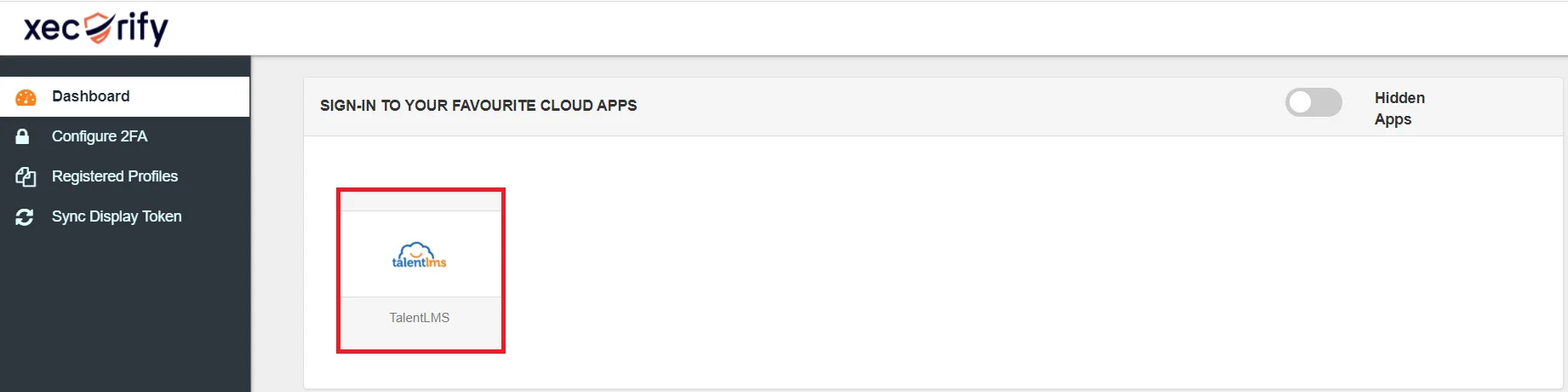 TalentLMS Single Sign-On (SSO) manage apps