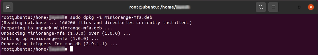 Ubuntu Two-factor Authentication: install command