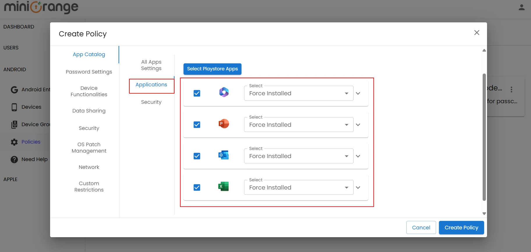 setup microsoft office365 - configure installation type
