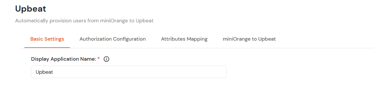 Upbeat Provisioning