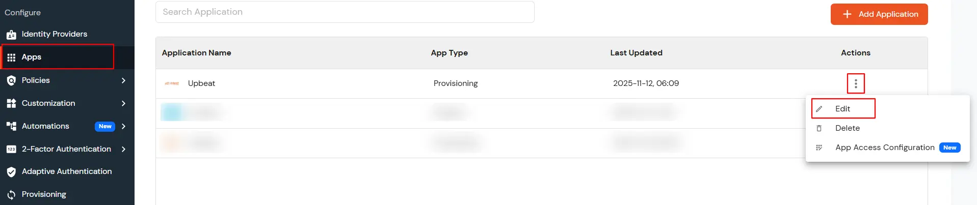 Upbeat Provisioning