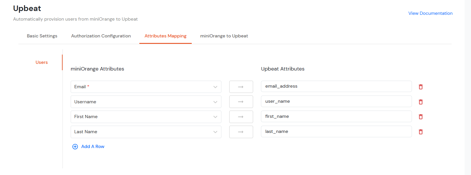 Upbeat Provisioning