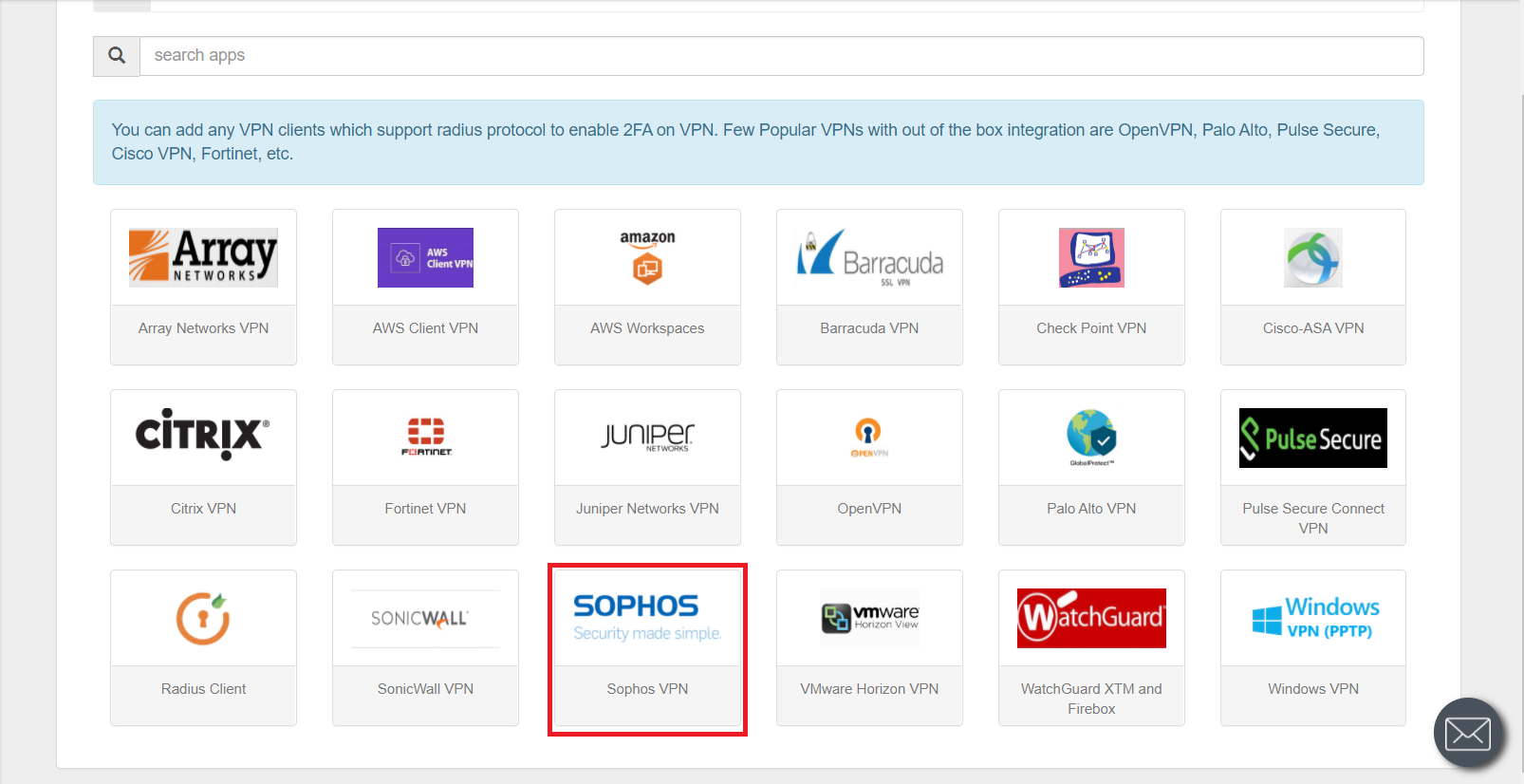 MFA for Cisco RV Series : Click on Radius Client