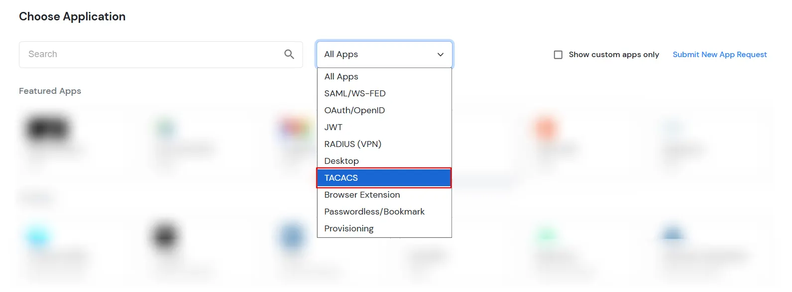 2FA Two-Factor authentication for Nokia  : Create TACACS Application