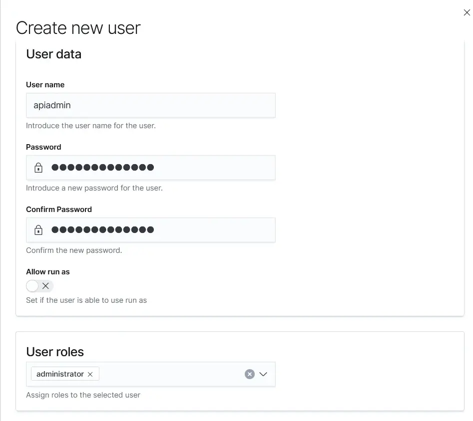 miniOrange Audits in Wazuh Create new user