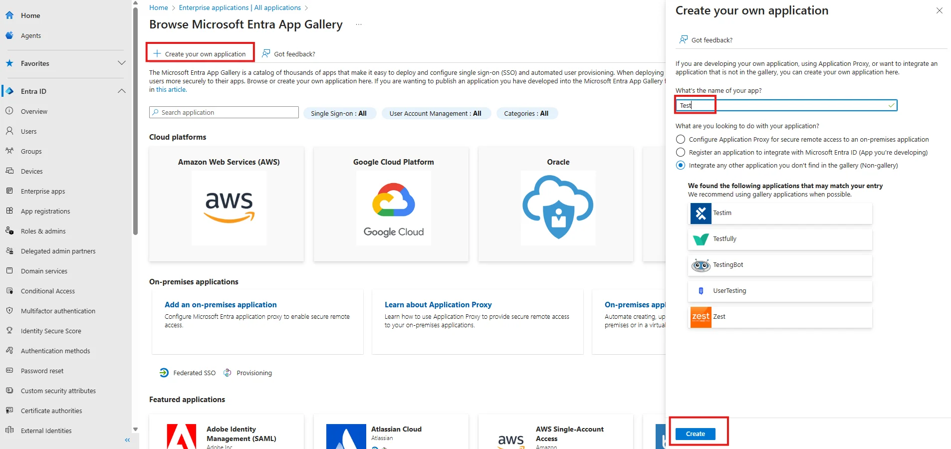 Webflow Microsoft Entra ID: Microsoft Entra ID sso Non-gallery application