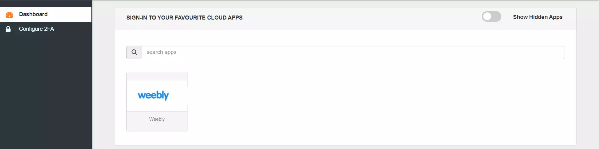 Weebly Single Sign-On (SSO): verify configuration