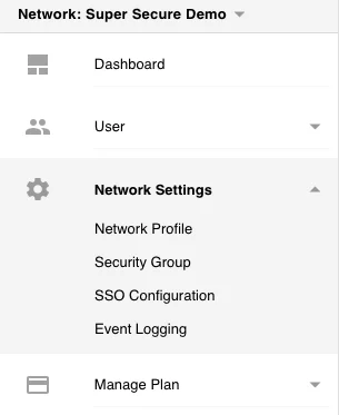 Single Sign-On (sso)app parametres