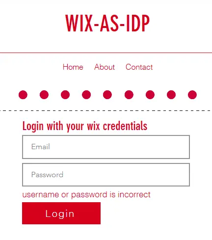Login Page